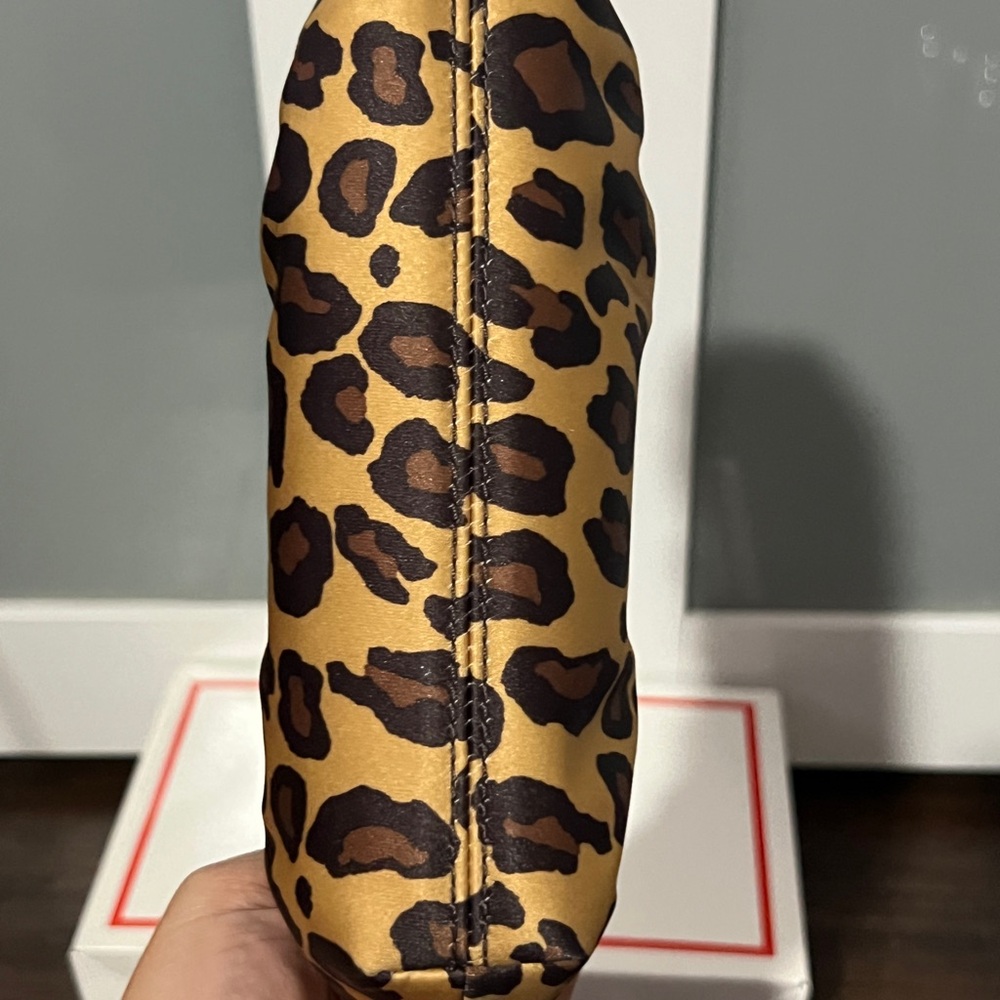 Coach Tan and Brown Leopard Wristlet - Picture 3 of 5
